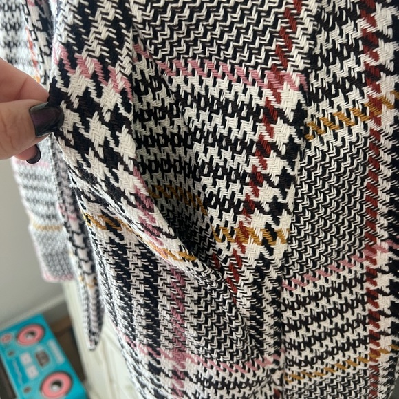 Sebby Collection Jacket- White/Black Multi with Pockets - Size XL - Picture 5 of 6